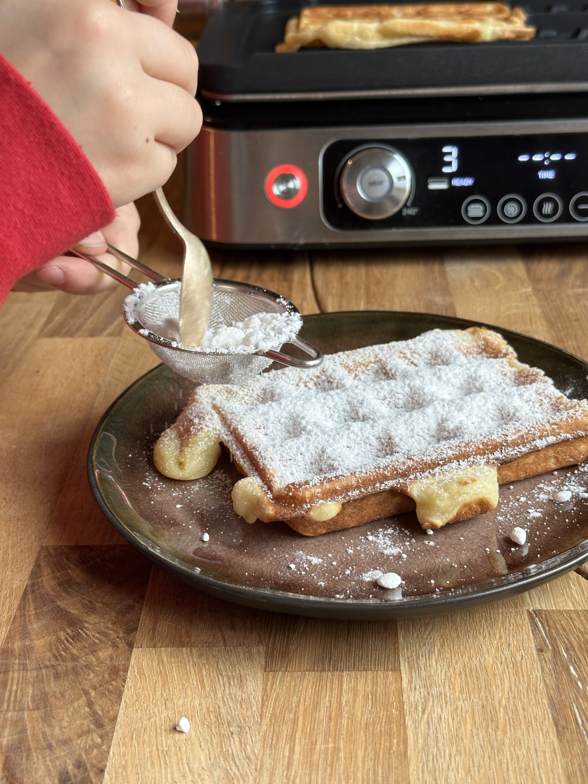 Waffel-Rezept Waffel mit Zucker