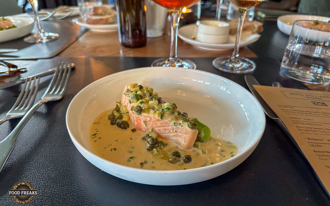 Bryn Williams braut ein Menu aus Bier