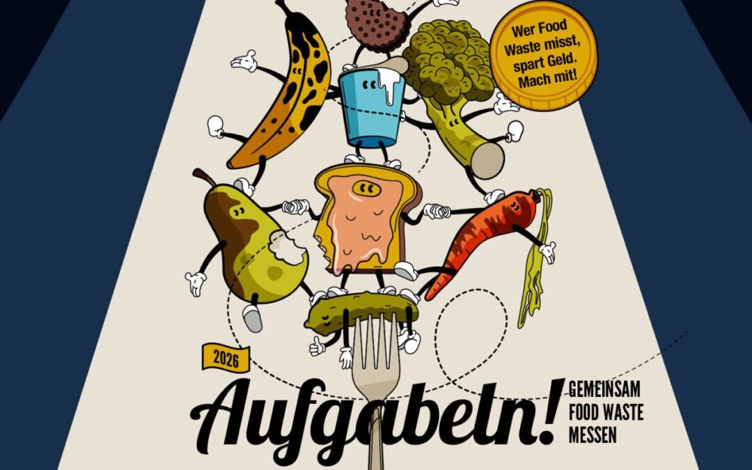 Mach mit bei Aufgabeln 2026: Die Schweiz misst Food Waste