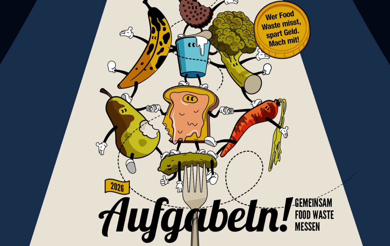 Aufgabeln 2026 Food Waste in Schweizer Haushalten messen